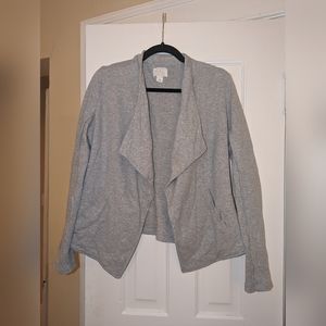 CASLON Gray Cardigan Size S